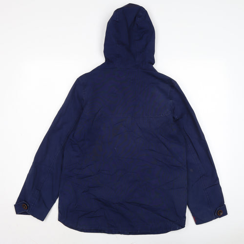 Joules Womens Blue Anorak Coat Size 8 Zip