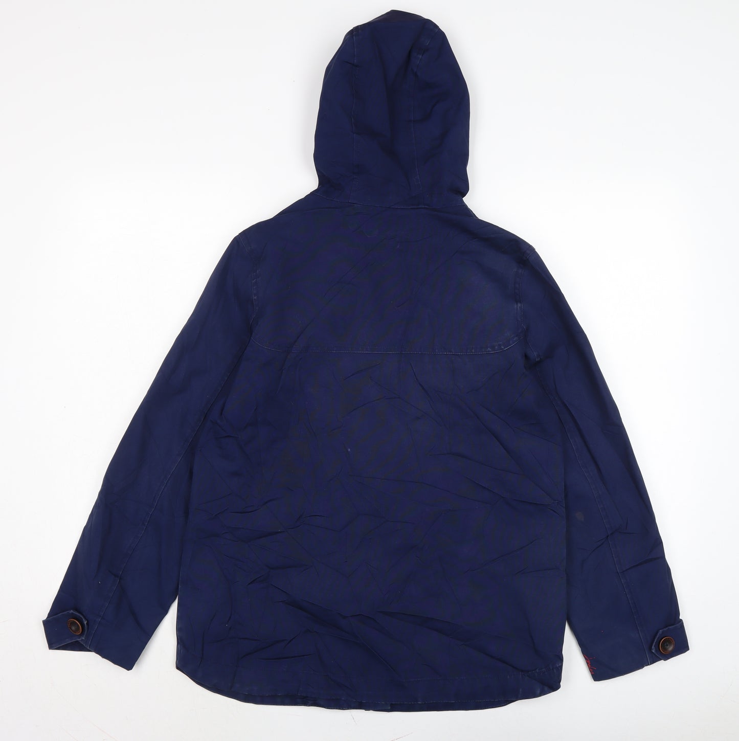Joules Womens Blue Anorak Coat Size 8 Zip