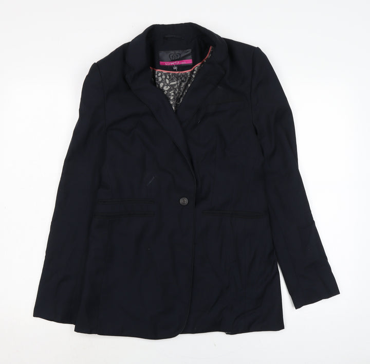 NEXT Womens Blue Jacket Size 12 Button