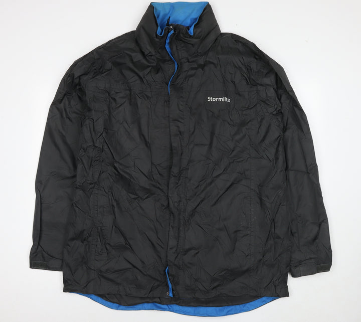 Stormlite Mens Black Jacket Size XL Zip - Technical