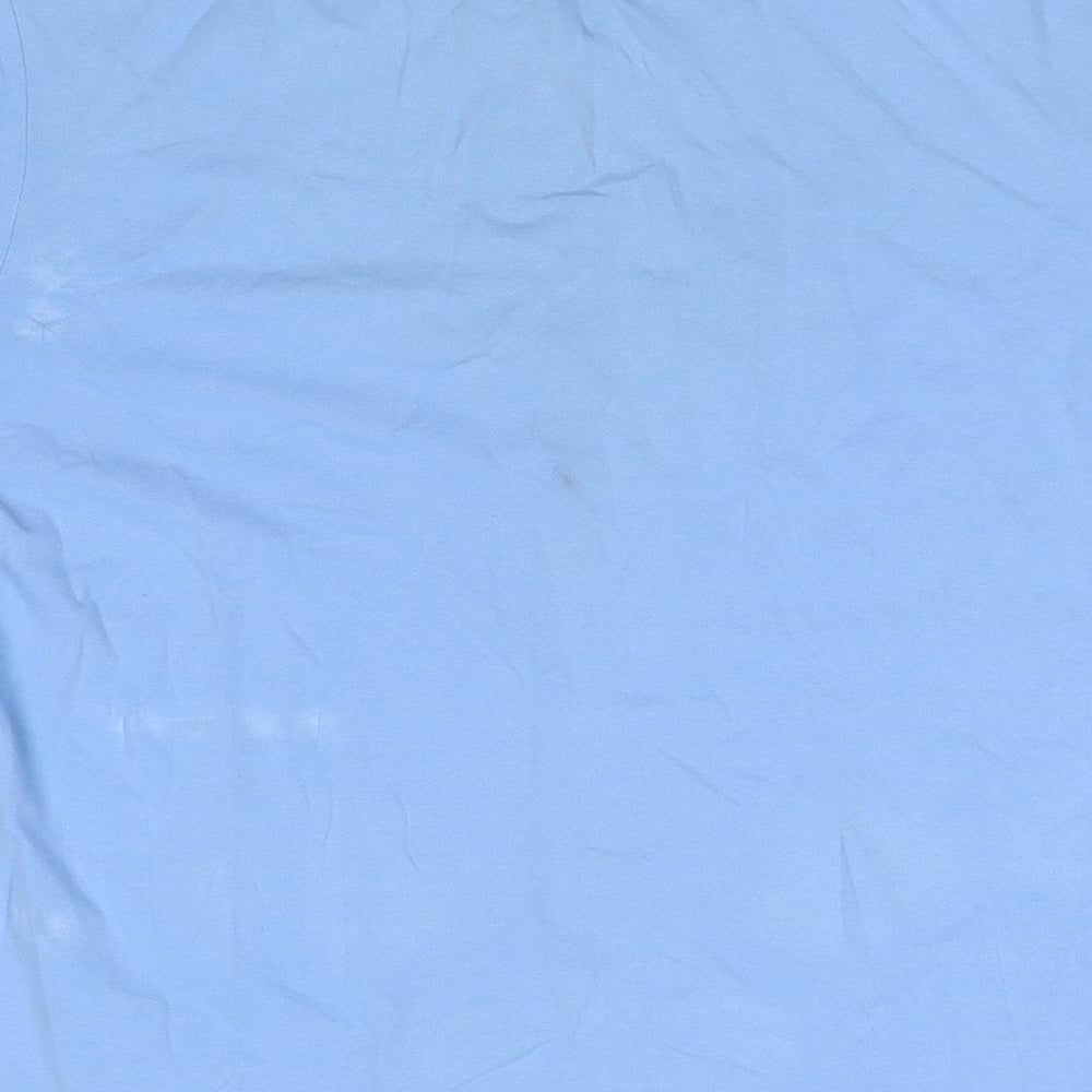 Barbour Womens Blue Cotton Basic Polo Size 16 Collared