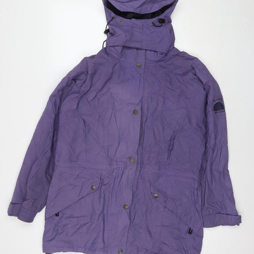 Jack Turphy Womens Purple Jacket Size 12 Zip - Technical