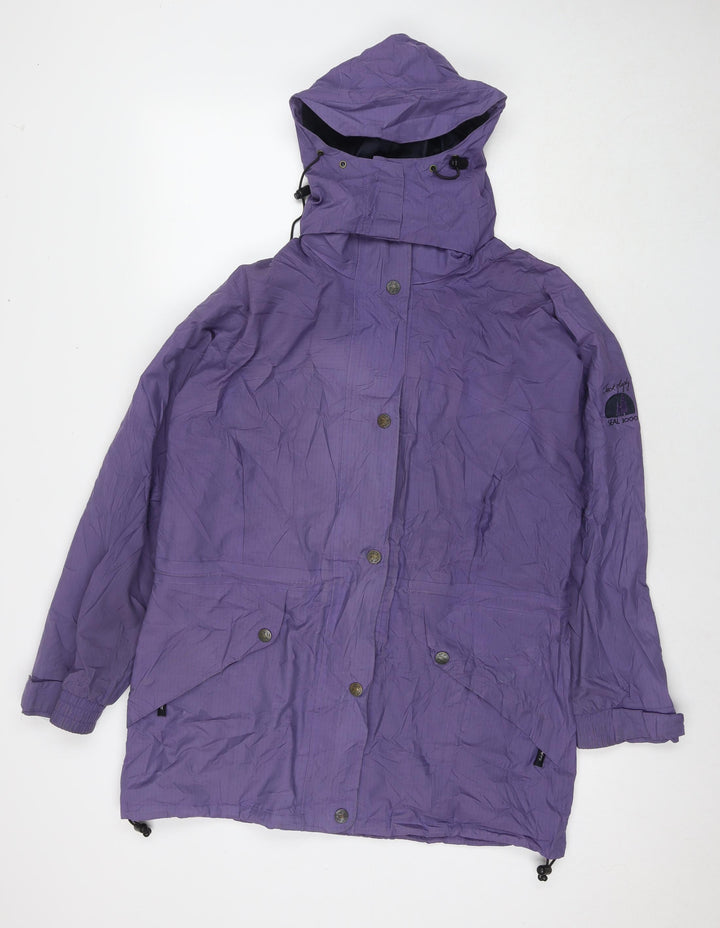 Jack Turphy Womens Purple Jacket Size 12 Zip - Technical
