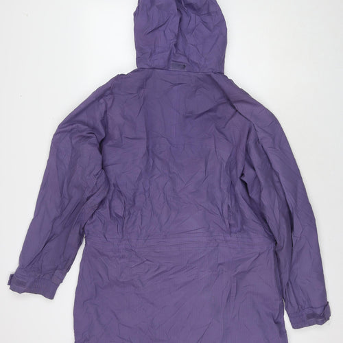 Jack Turphy Womens Purple Jacket Size 12 Zip - Technical