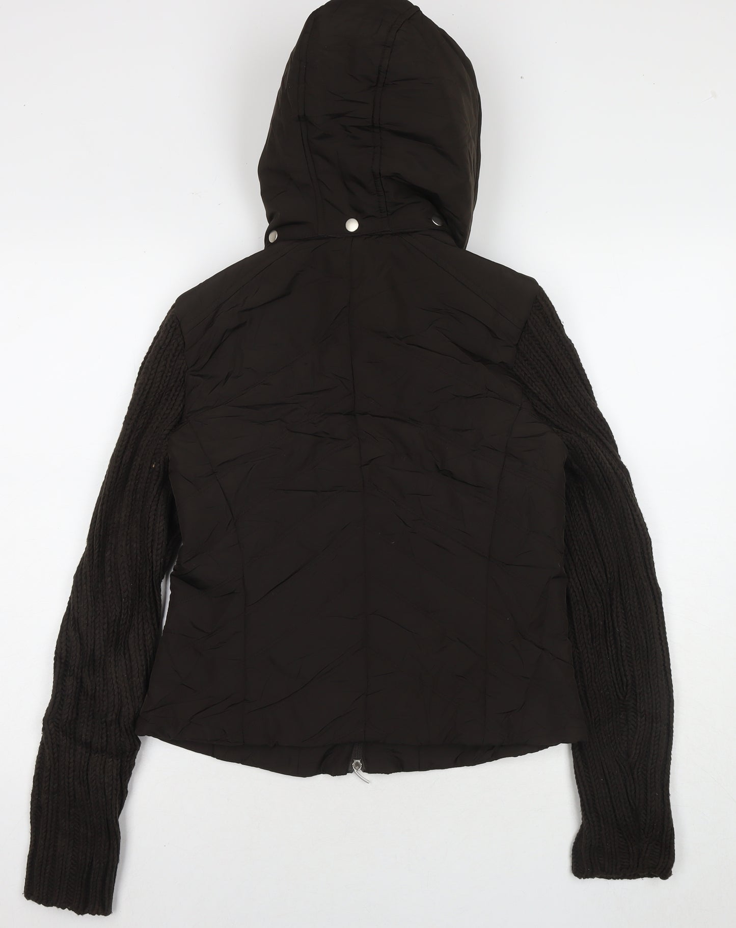 White Edition Womens Brown Jacket Size 10 Zip