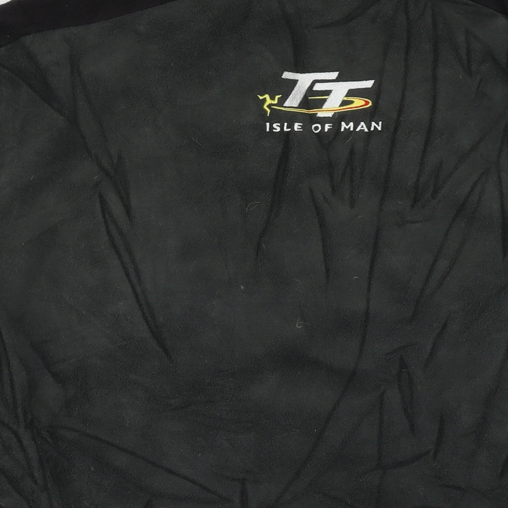 Isle Of Man Mens Grey Polyester Pullover Sweatshirt Size XL - Logo