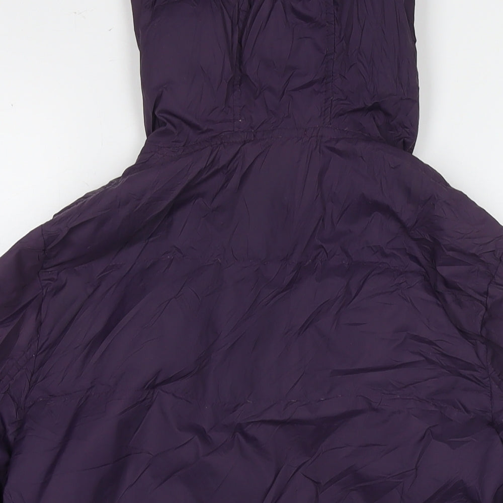 Fat Face Womens Purple Jacket Size 10 Zip