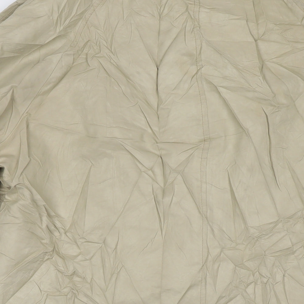 Gap Mens Beige Trench Coat Coat Size L Zip