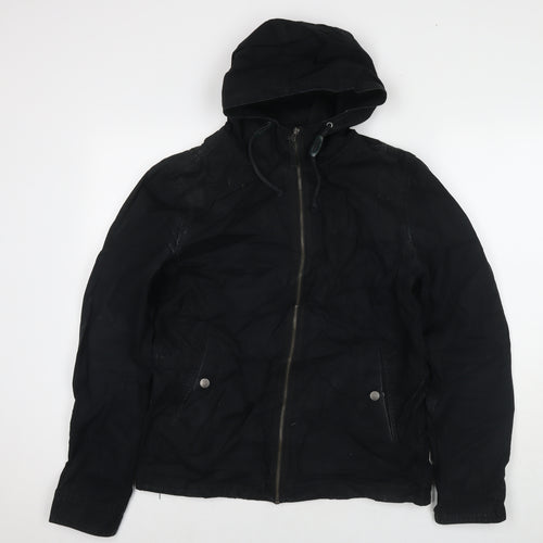 Burton Mens Black Parka Jacket Size S Zip