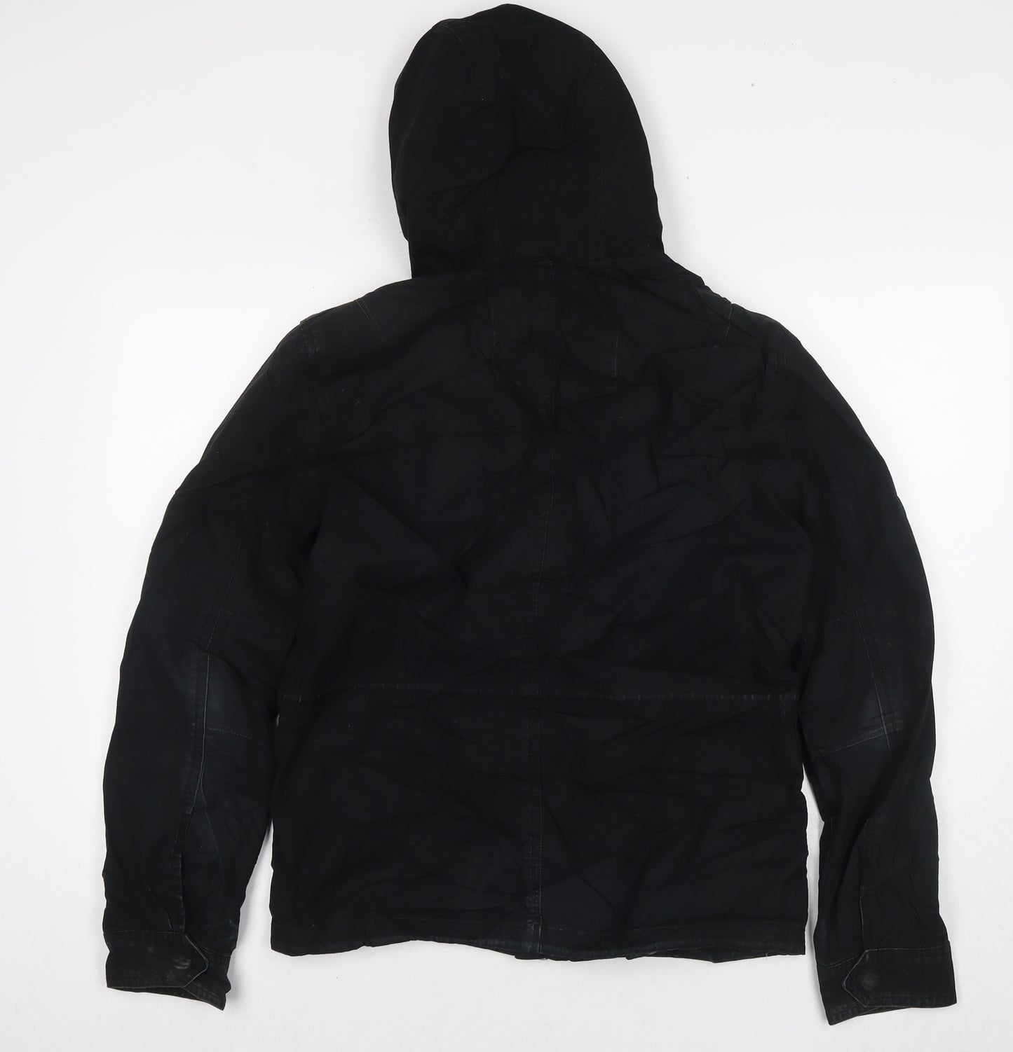 Burton Mens Black Parka Jacket Size S Zip