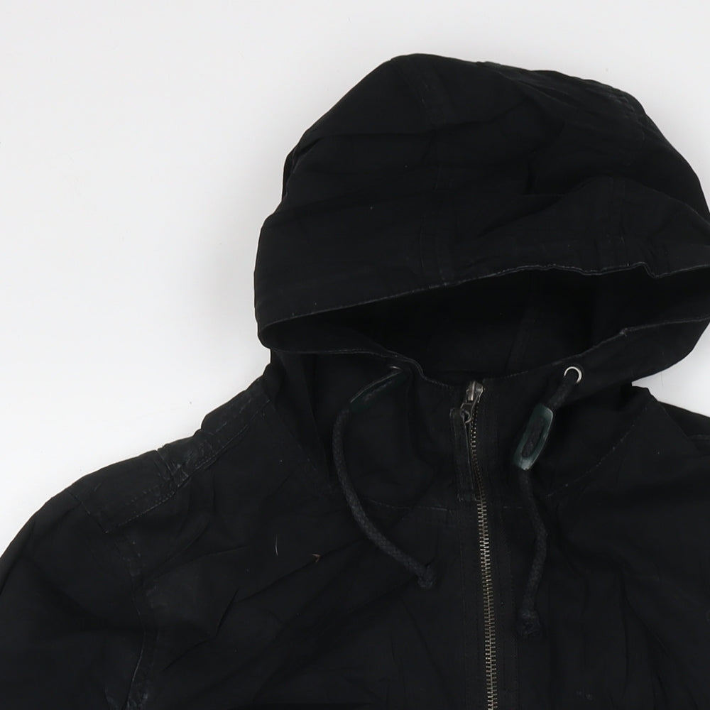 Burton Mens Black Parka Jacket Size S Zip