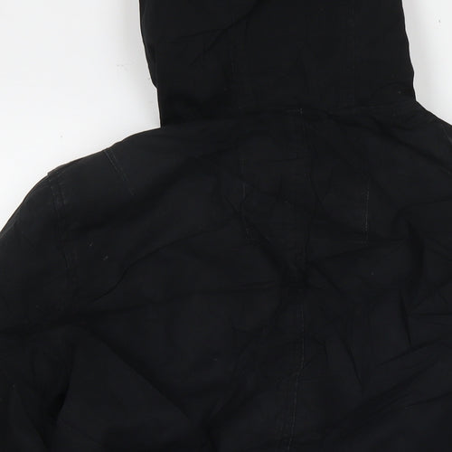 Burton Mens Black Parka Jacket Size S Zip