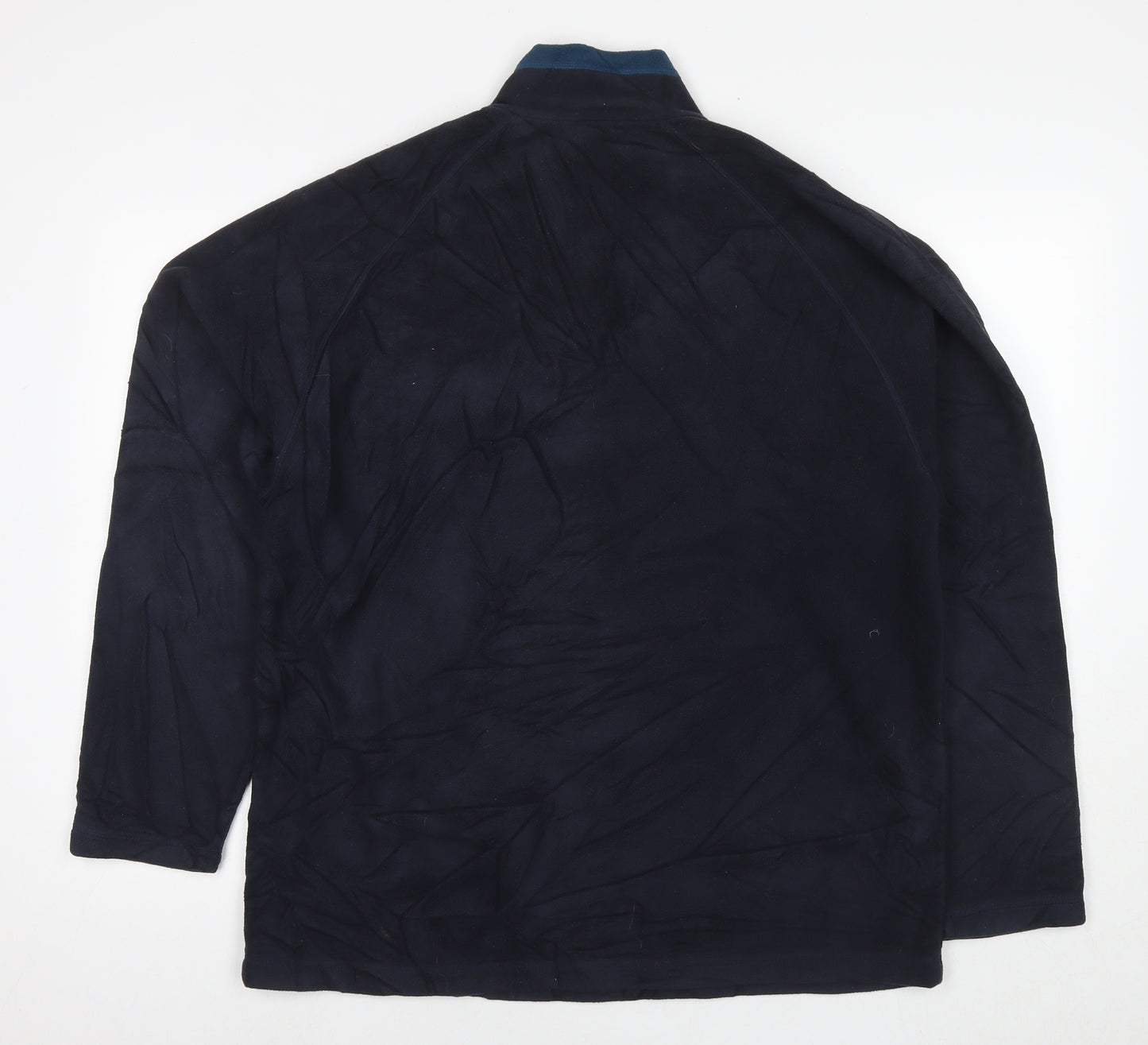 Marks and Spencer Mens Blue Polyester Pullover Sweatshirt Size L