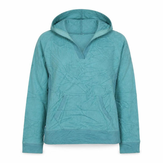 Front view of Editions women’s blue polyester pullover sweatshirt, size UK 14, pullover -, size UK 14-16