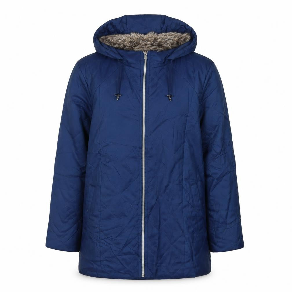 Anne de Lancey Womens Blue Jacket Size M Zip