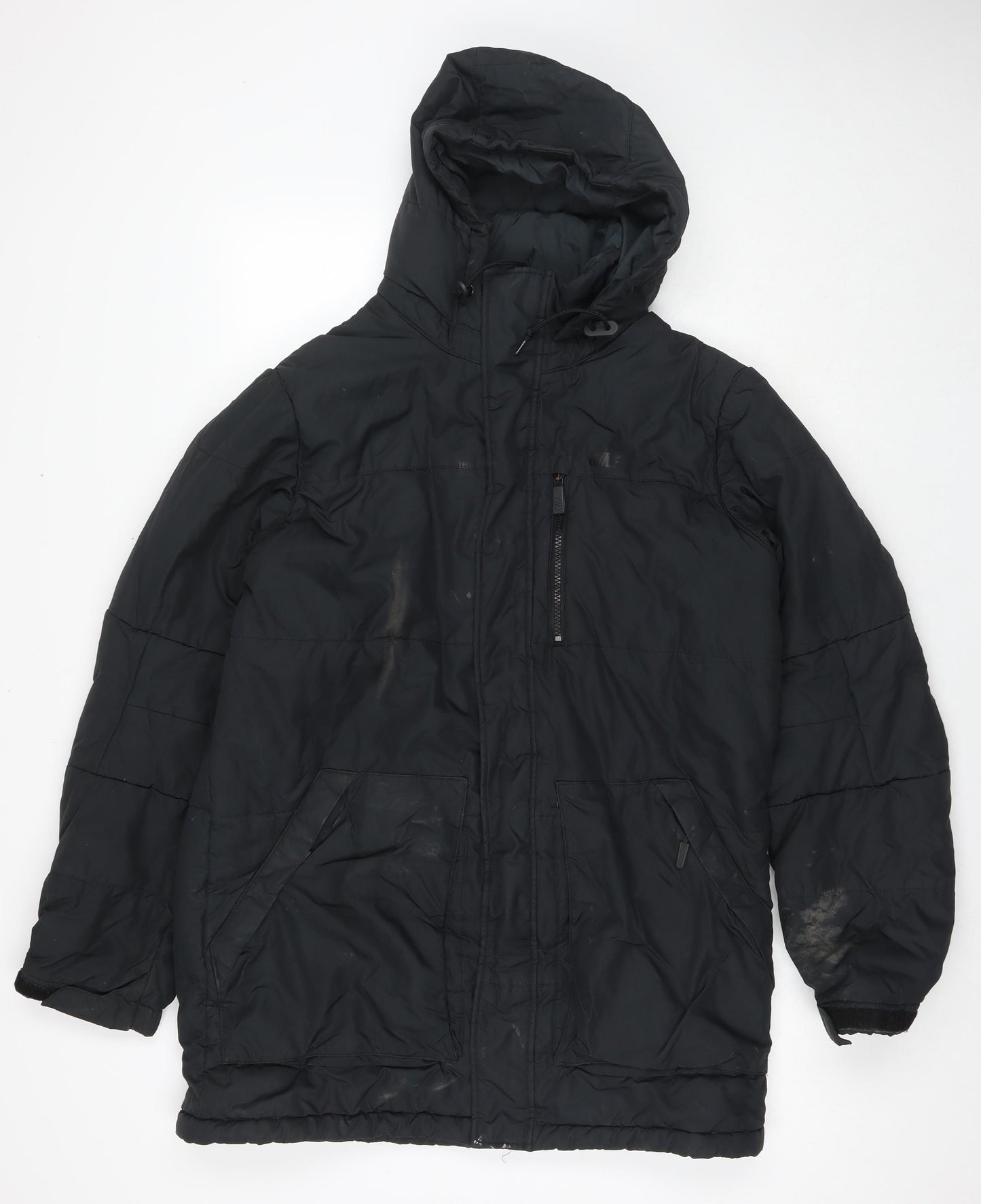 Nike Mens Black Jacket Size M Zip