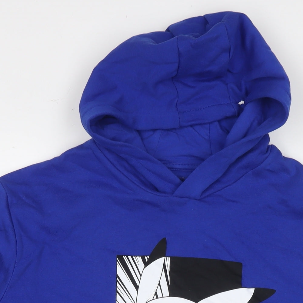 Pokemon Boys Blue Cotton Pullover Hoodie Size 13-14 Years Pullover - Pokemon Pikachu