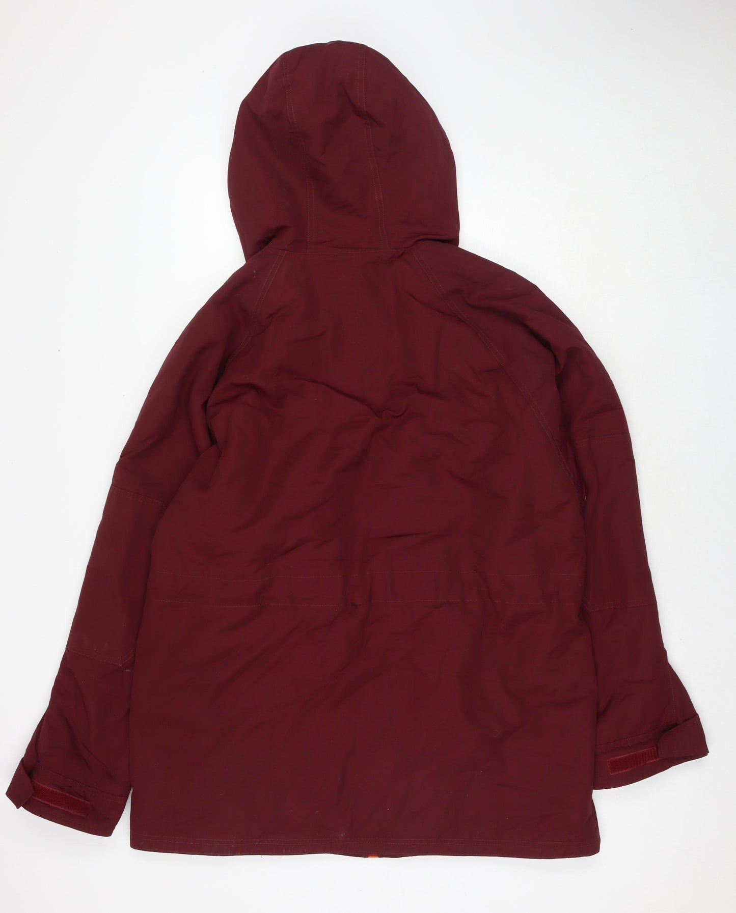 Lands' End Womens Red Jacket Size L Zip