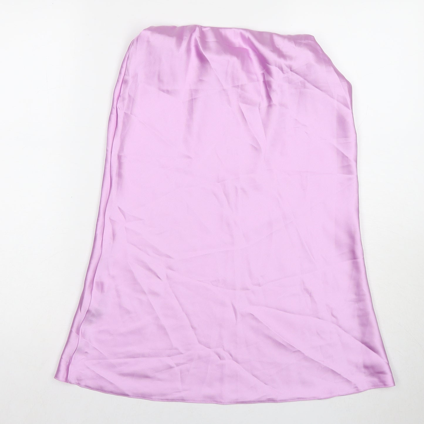 Miss Selfridge Womens Purple Polyester A-Line Skirt Size 8