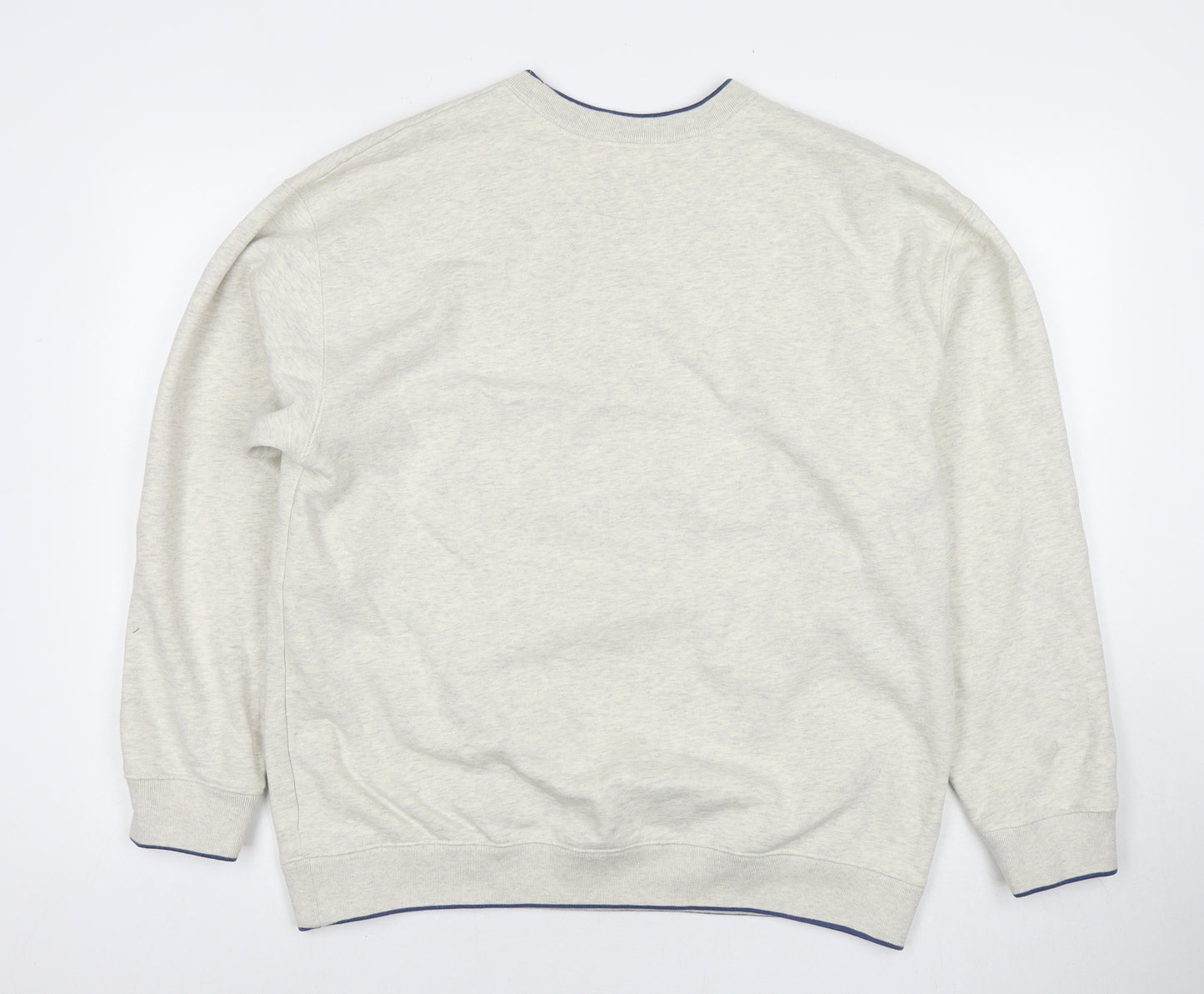 Croft & Barrow Mens Grey Cotton Pullover Sweatshirt Size M - Logo