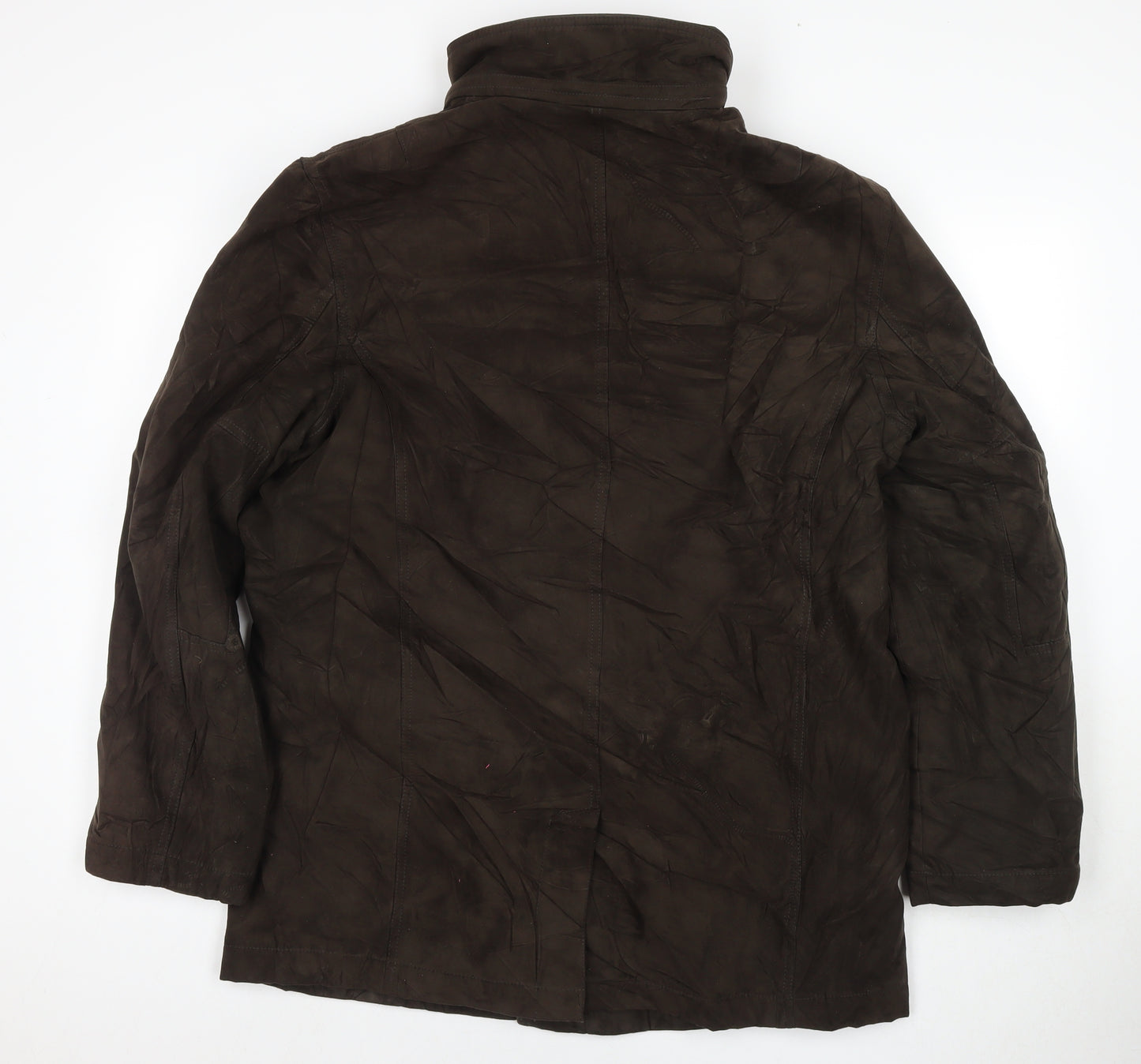 Marks and Spencer Mens Brown Jacket Coat Size M Zip