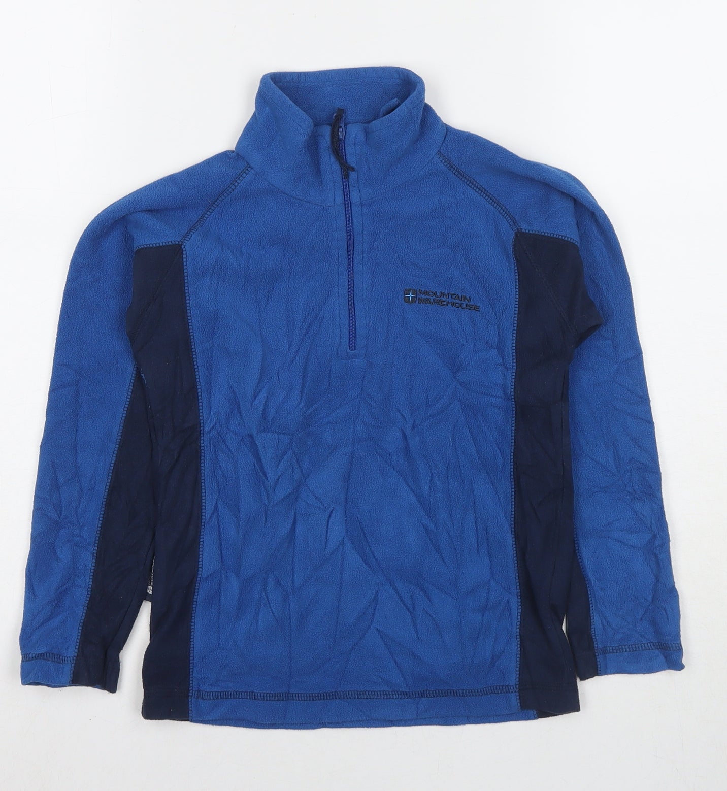 Mountain Warehouse Boys Blue Polyester Pullover Sweatshirt Size 7-8 Years Pullover