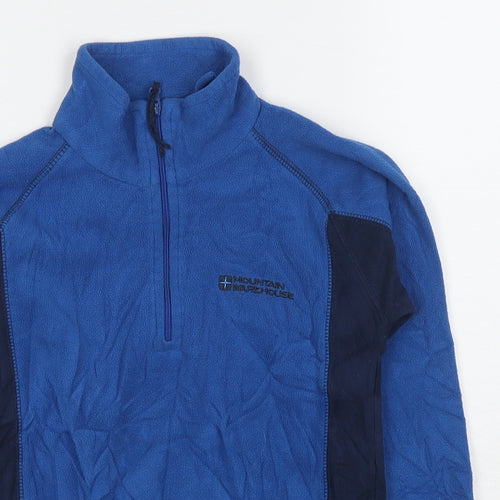 Mountain Warehouse Boys Blue Polyester Pullover Sweatshirt Size 7-8 Years Pullover