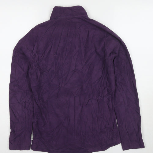 Quechua Womens Purple Polyester Pullover Sweatshirt Size L Pullover