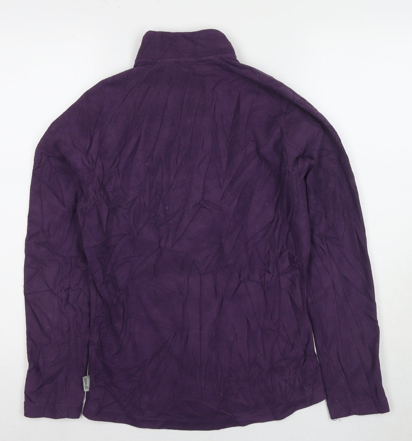 Quechua Womens Purple Polyester Pullover Sweatshirt Size L Pullover