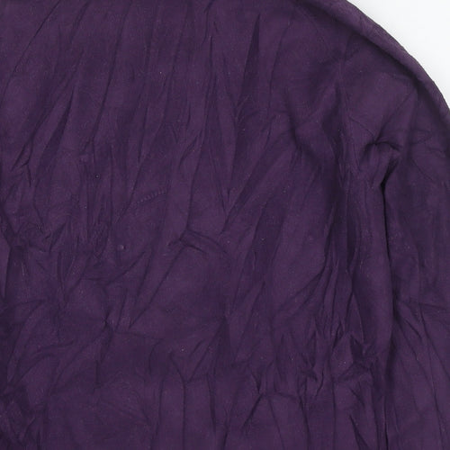 Quechua Womens Purple Polyester Pullover Sweatshirt Size L Pullover