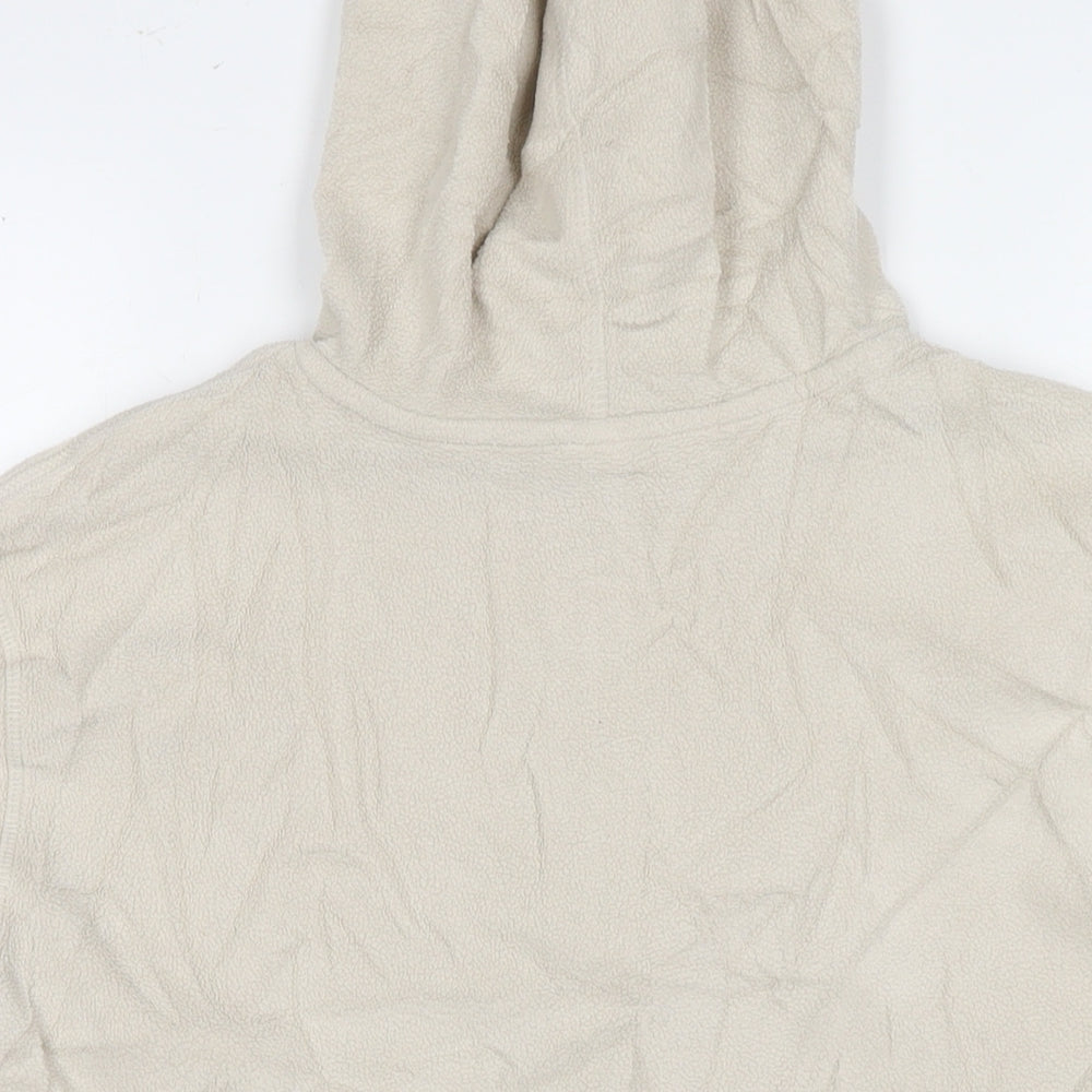 H&M Womens Beige Polyester Pullover Hoodie Size M Pullover