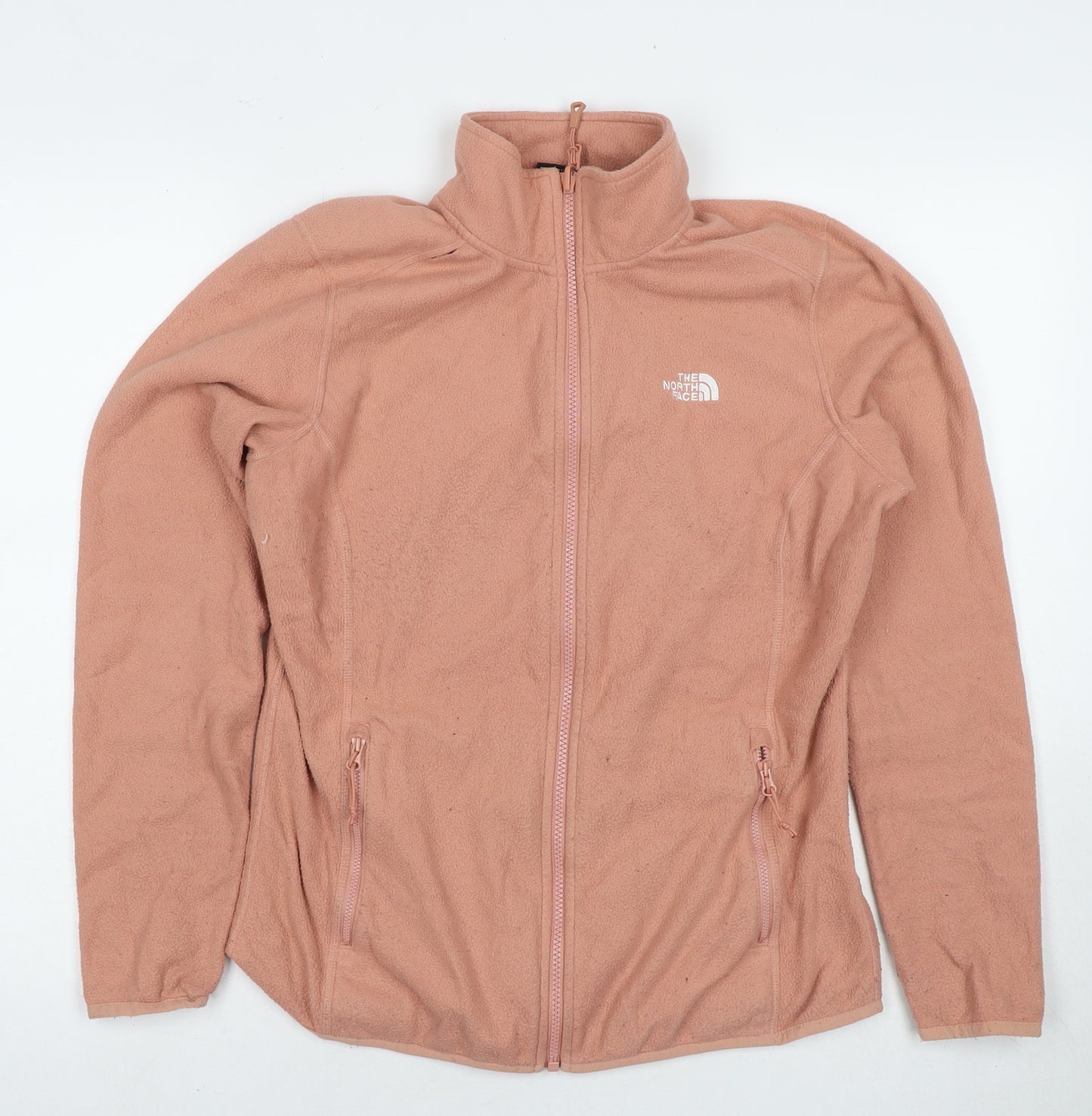 The North Face Womens Beige Jacket Size L Zip