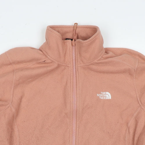 The North Face Womens Beige Jacket Size L Zip