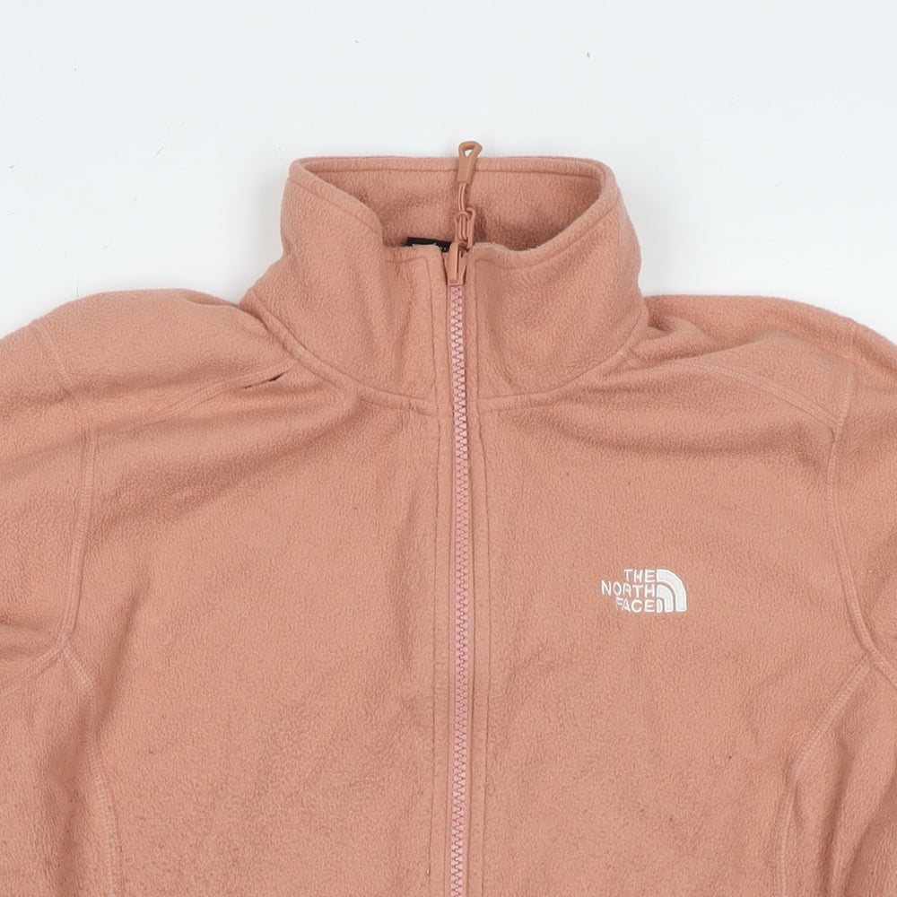 The North Face Womens Beige Jacket Size L Zip