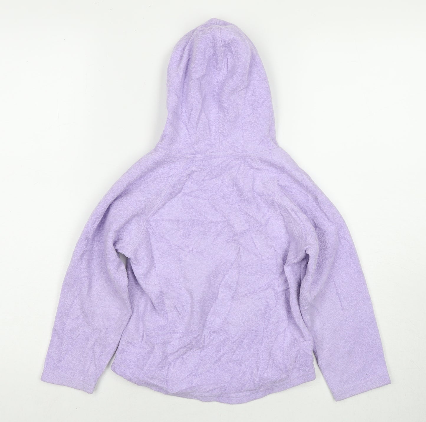 NEXT Girls Purple Polyester Pullover Hoodie Size 6 Years Pullover - Sequin Detail