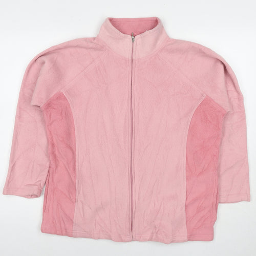 EWM Womens Pink Jacket Size 18 Zip - Size 18-20