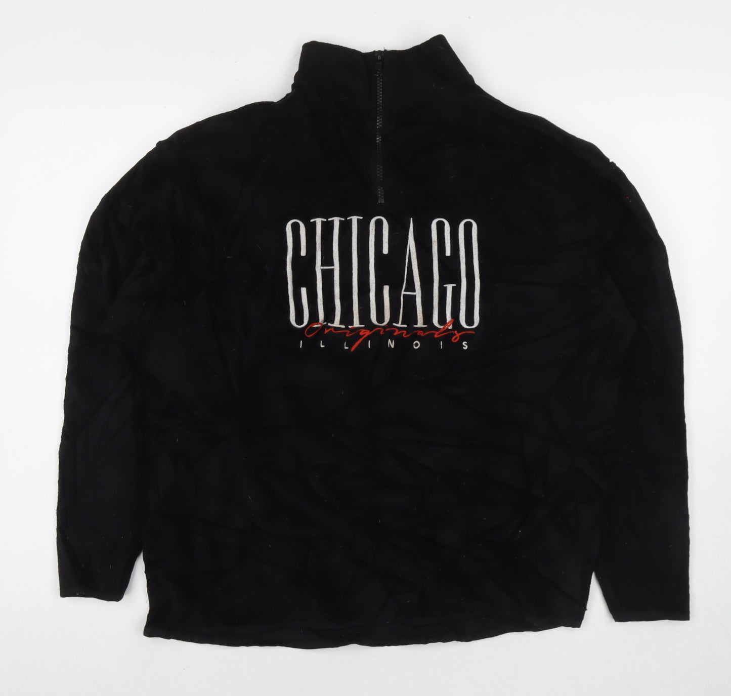 ASOS Womens Black Polyester Pullover Sweatshirt Size M Pullover - Chicago