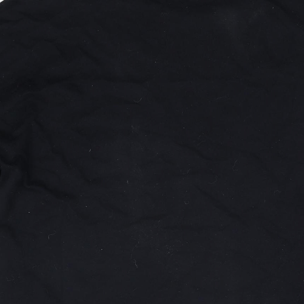 Glassons Womens Black Cotton Shift Size S Round Neck Pullover