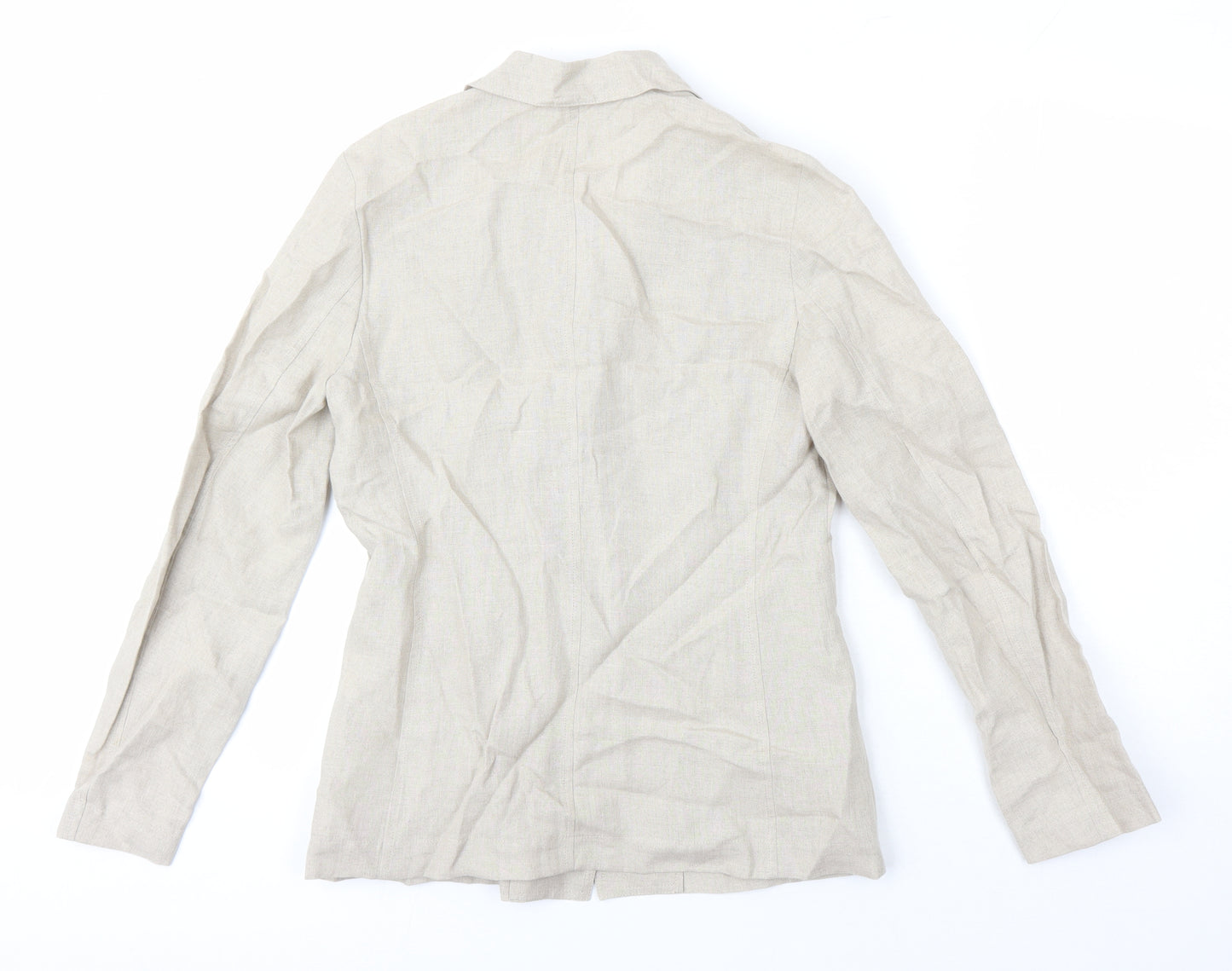 Jigsaw Womens Beige Jacket Blazer Size 10