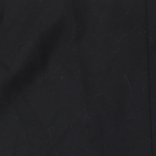 Seda Modell Womens Black Viscose A-Line Skirt Size 46 in Zip