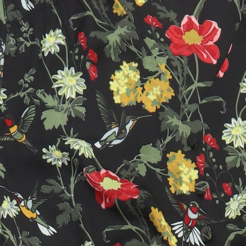 Joe Browns Womens Multicoloured Floral Polyester A-Line Size 18 V-Neck