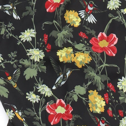 Joe Browns Womens Multicoloured Floral Polyester A-Line Size 18 V-Neck