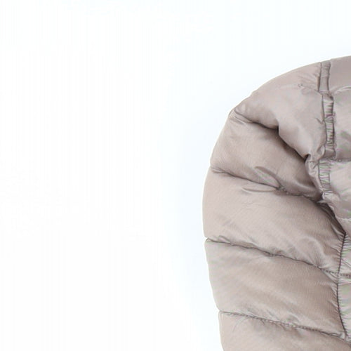 HFX Womens Brown Puffer Jacket Jacket Size XS