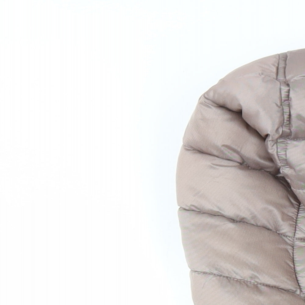 HFX Womens Brown Puffer Jacket Jacket Size XS