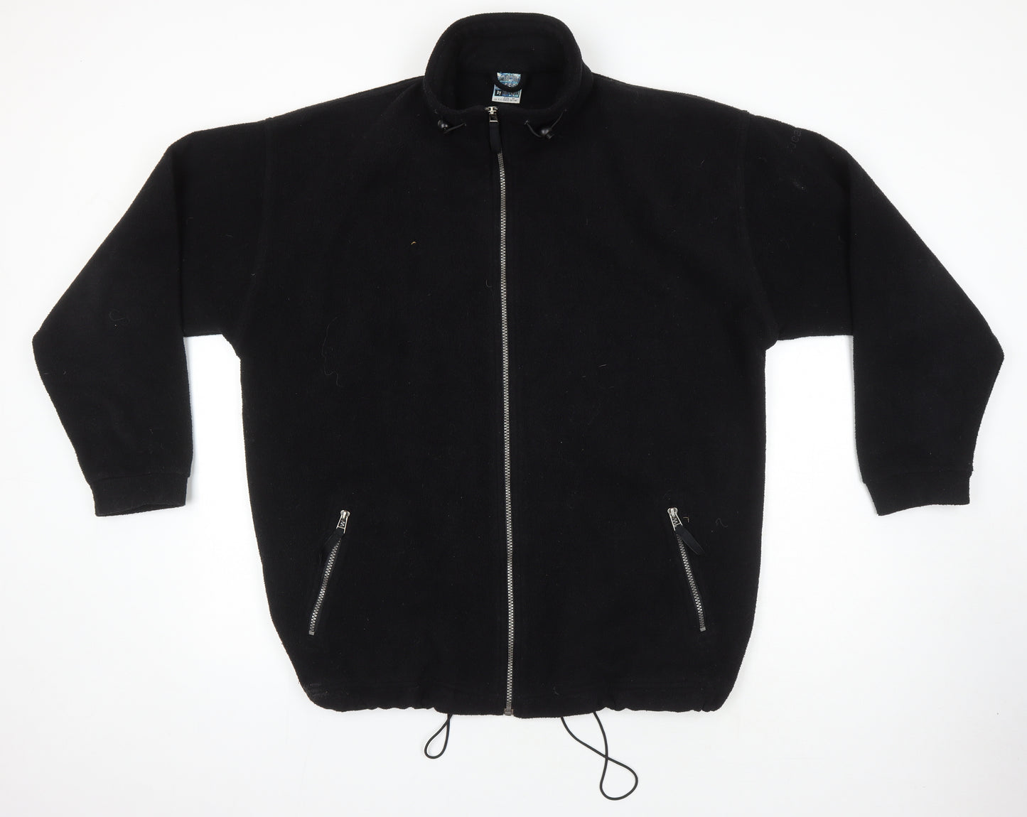 Ruganor Mens Black Herringbone Jacket Size M