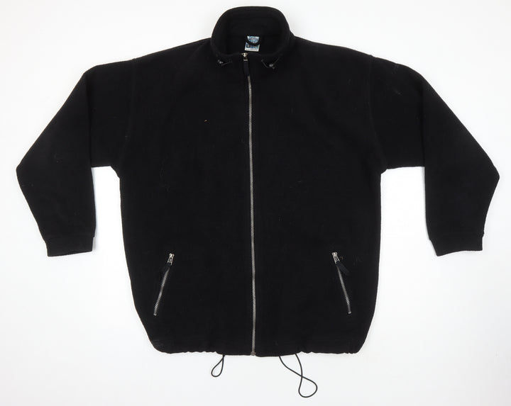 Ruganor Mens Black Herringbone Jacket Size M