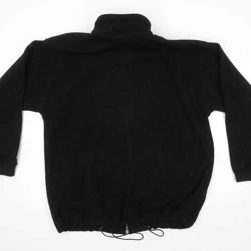 Ruganor Mens Black Herringbone Jacket Size M