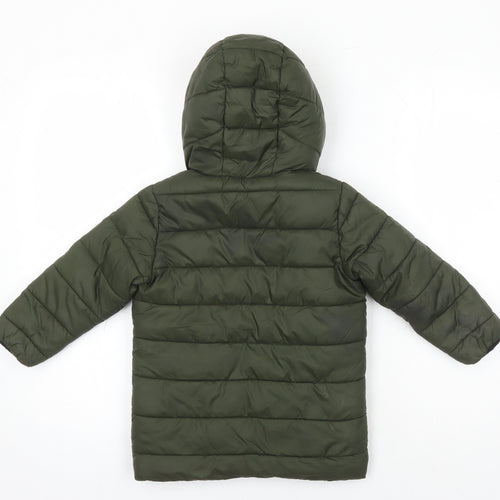 Next Boys Gold Ikat Puffer Jacket Coat Size 3 Years