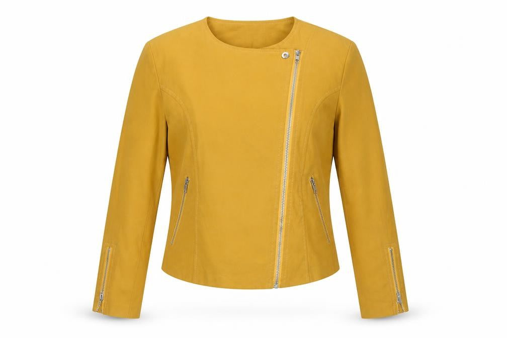 Boohoo Womens Yellow Jacket Size 8