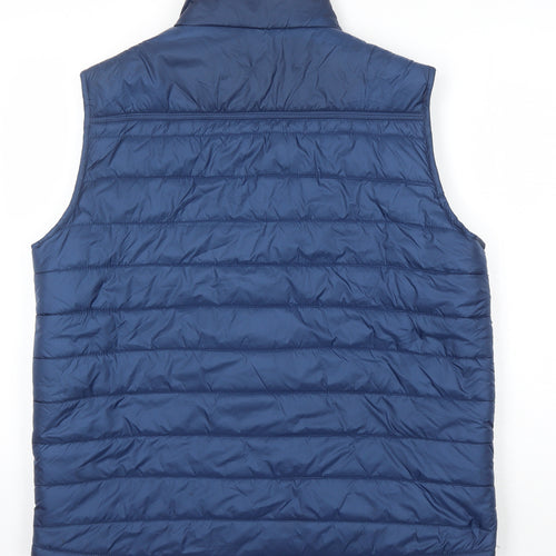 P.G.Field Mens Blue Gilet Waistcoat Size S